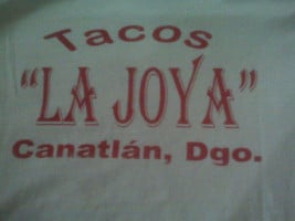 Tacos La Joya menu