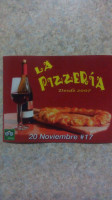 La Pizzeria Desde 2007 menu