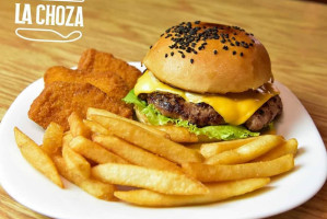 La Choza Burgers food
