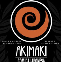 Akimaki menu