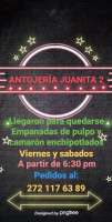 Antojeria Juanita 2 menu