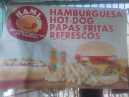 Hamburguesas Hami menu