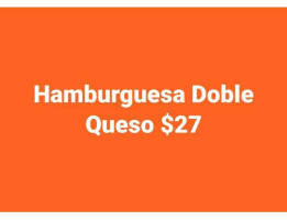 Hamburguesas Hami menu