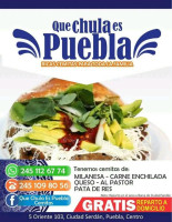 Que Chula Es Puebla Cemitas Poblanas menu