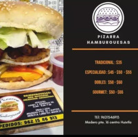 Pizarra Hamburguesas menu