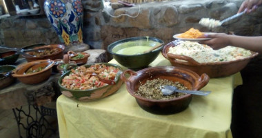 Buffet Hacienda Cuilapam food