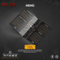 Amaranto menu