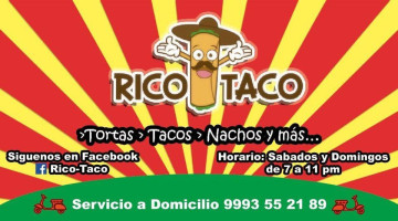 Rico-taco menu