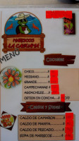 La Caguama menu