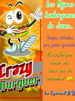 Crazyburguer menu