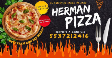 Herman Pizza menu