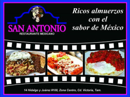 San Antonio menu