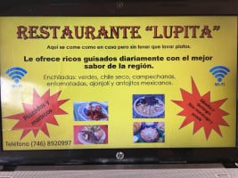 Lupita menu