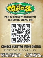 Chitospizza Barrio Nuevo menu