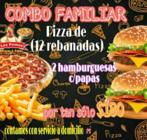 Pizzería “los Primos” menu