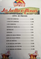 La Bella Atenas Pozoleria Y Carnitas menu