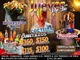 La Palapa De Comalapa Speisekarte