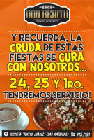 Birria Don Benito menu