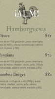 Ala Madre menu