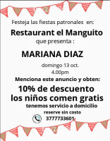 El Manguito menu