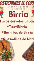 Tosticarnes El Corral menu