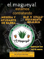 El Magueyal menu