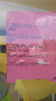 Saraly menu