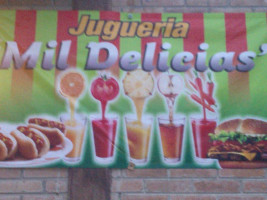 Mil Delicias menu