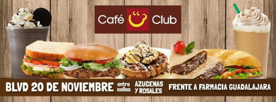 Cafe Club 20 Noviembre menu