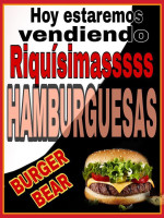 Hamburguesas El Oso menu