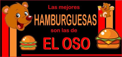 Hamburguesas El Oso menu