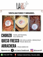 La Cuera Food Truck Comida Tamaulipeca menu