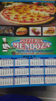 Pizzería Mendoza menu