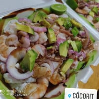 Mariscos Jr's food