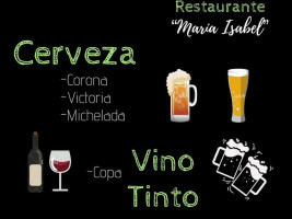 Maria Isabel menu