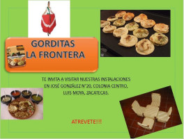 Gorditas La Frontera menu