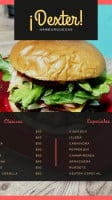 Dexter Burger menu