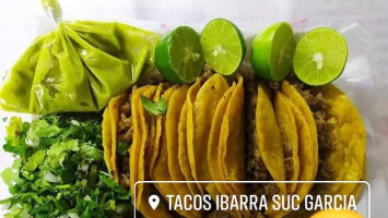 Tacos Ibarra Suc García food