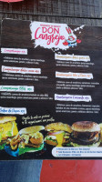 De Mariscos Don Cangrejo menu