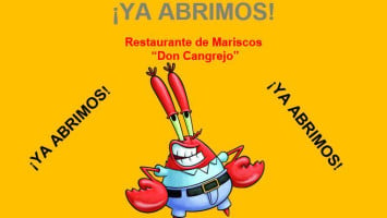 De Mariscos Don Cangrejo menu