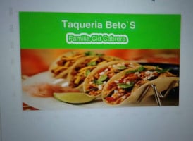 Taqueria Beto's menu