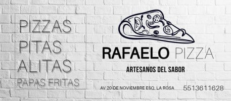 Rafaelo Pizza menu