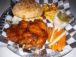 Las Necias Wings food