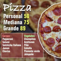 Leitos Pizza menu