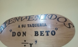 Taqueria Don Beto menu