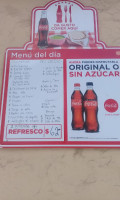 Cocina Doña Mary menu