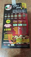 Uribe`s Pizza menu