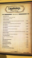 Esperanza menu