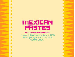 Mexican Pastes menu