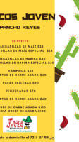 Tacos Joven (pancho Reyes) menu